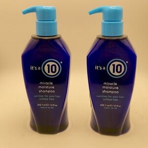 2-Its a 10 Miracle Moisture Shampoo Pump Bottle 10 oz Sulfate Free Hydration